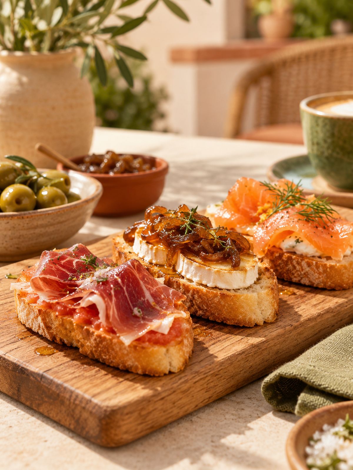 Tabla de montaditos variados